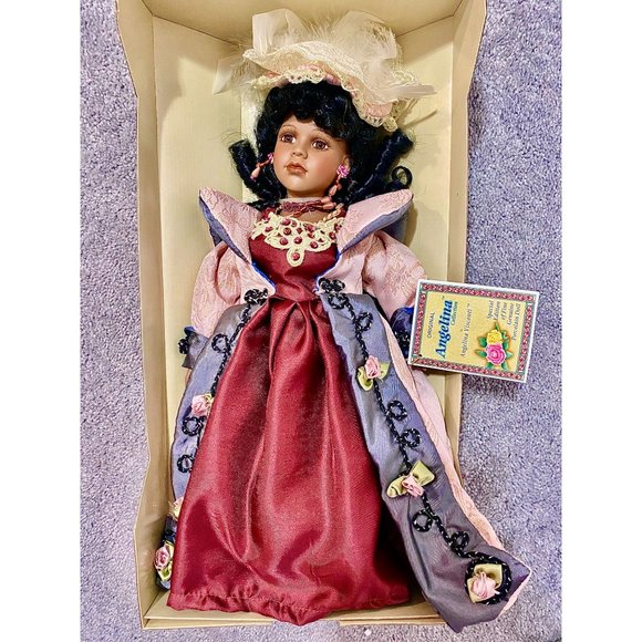 African American doll, Angelina Visconti doll, NEW in Box, 18" Height, so cute - Picture 4 of 17